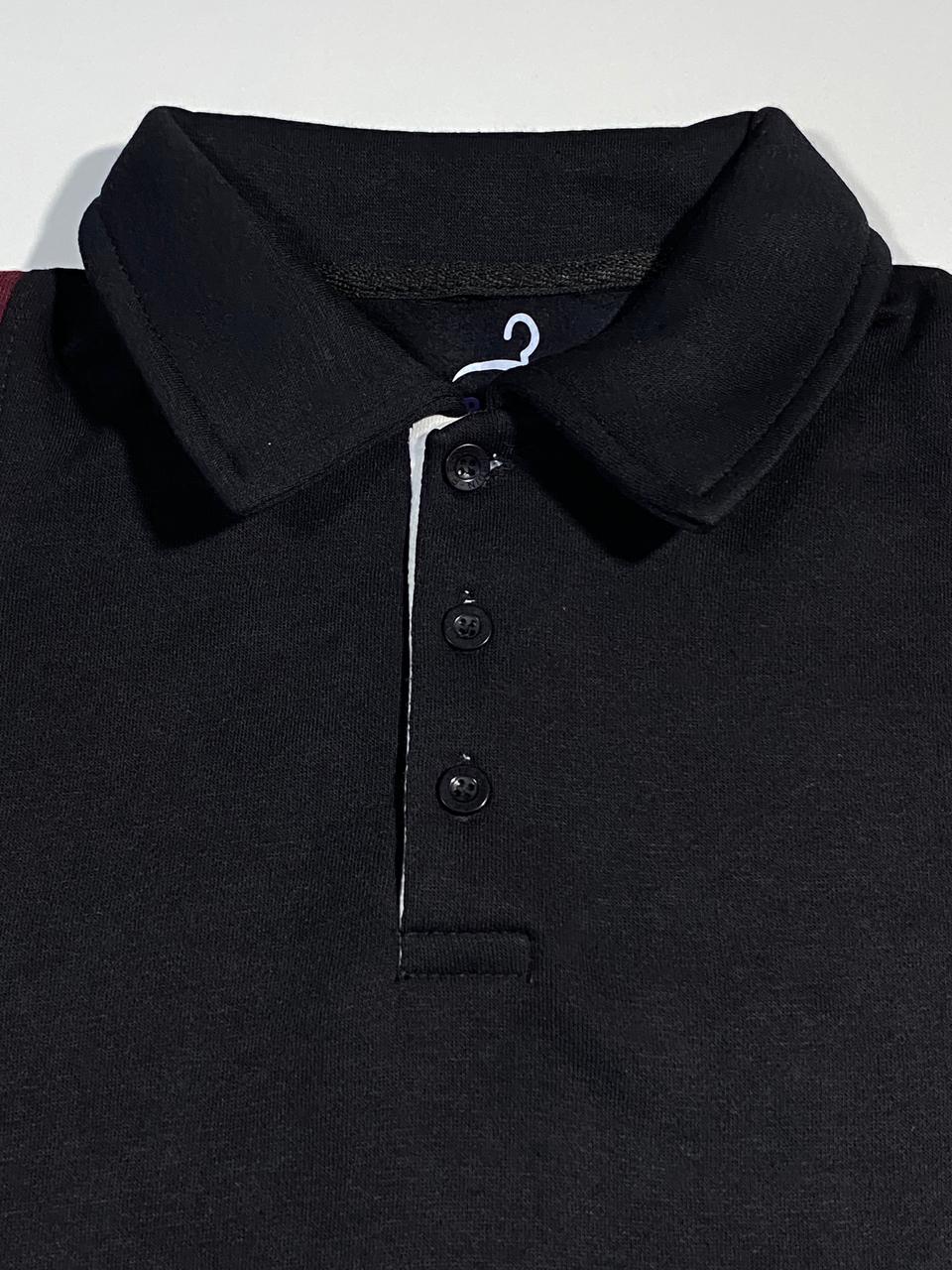collar sweat shirt