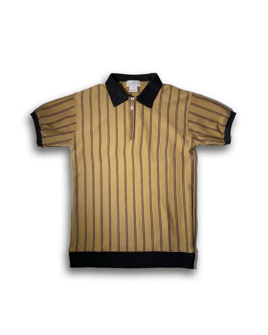 Zipper polo shirt