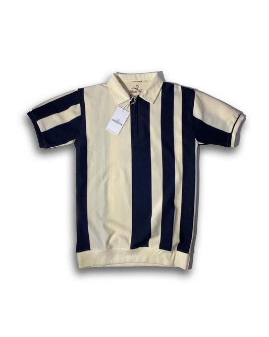 Zipper polo shirt
