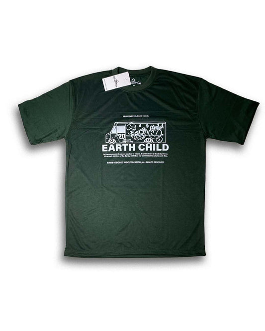 Urban Earthchild Tee (Drop shoulder front print back plan)
