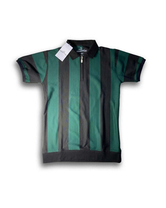 Zipper polo shirt