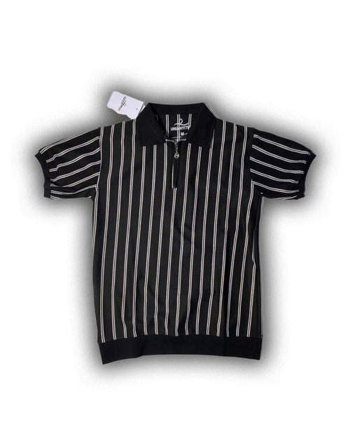 Zipper polo shirt
