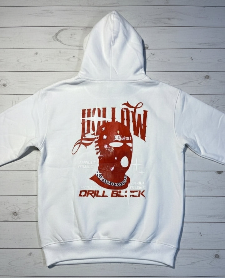 hollow mask hoodie