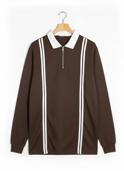 Old money zipper shirt