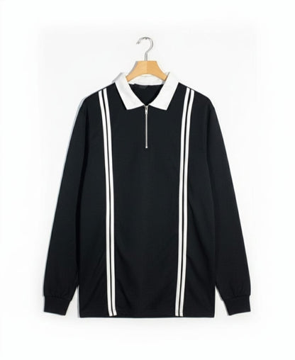 Old money zipper shirt