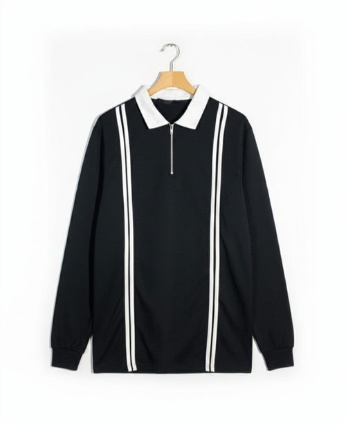 Old money zipper shirt